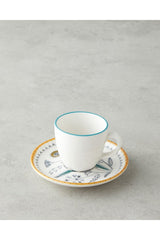 English Home Zelia Bone Porcelain Coffee Cup Set - 4 Piece 90ml - TryAladdin