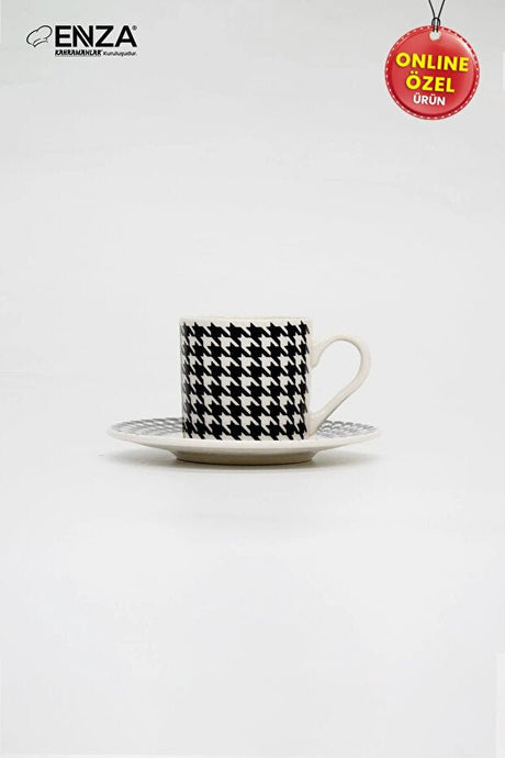Enza Valenta Premium Porcelain Demitasse Cup Set - 2 - Piece Set - TryAladdin