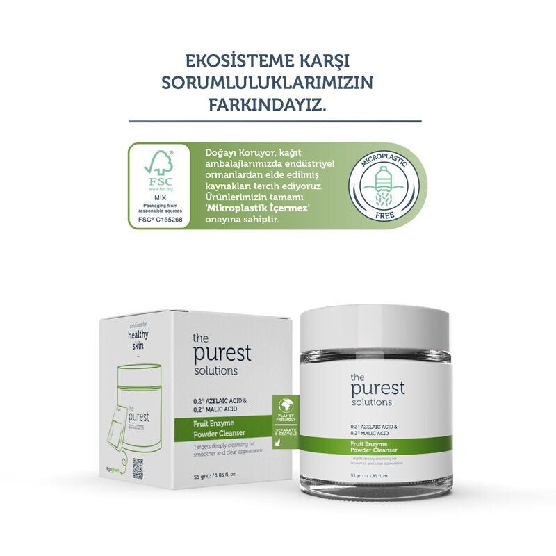 Enzyme Powder Cleanser - Pore Refining & Tone Evening with Fruit Acids - TryAladdin