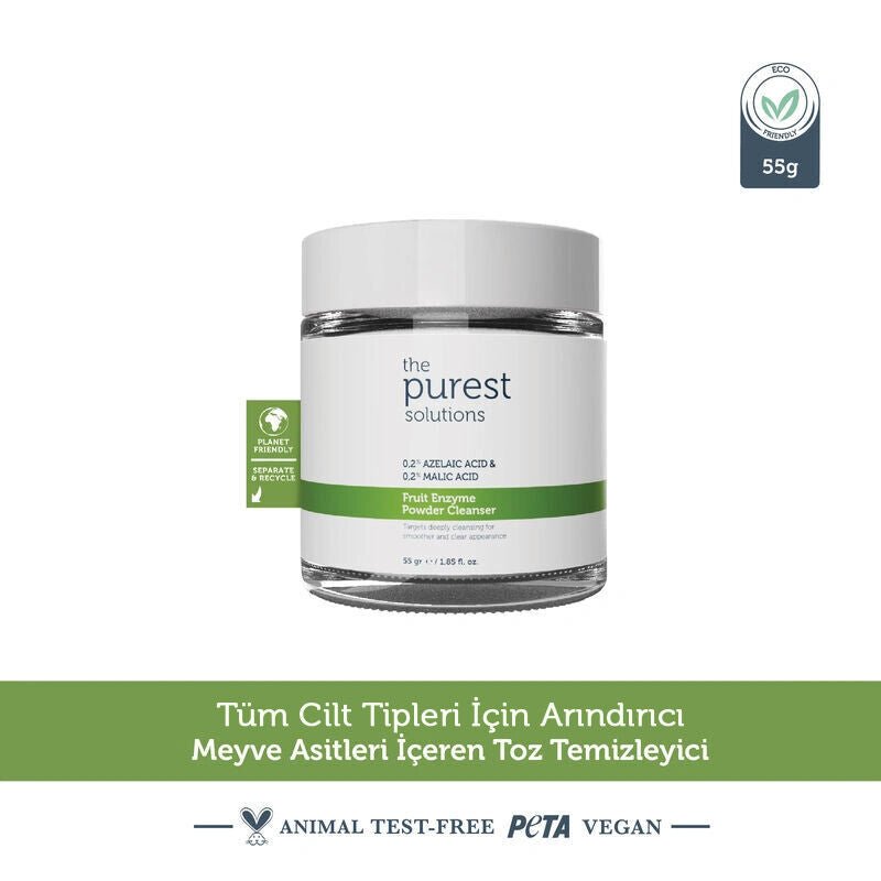 Enzyme Powder Cleanser - Pore Refining & Tone Evening with Fruit Acids - TryAladdin