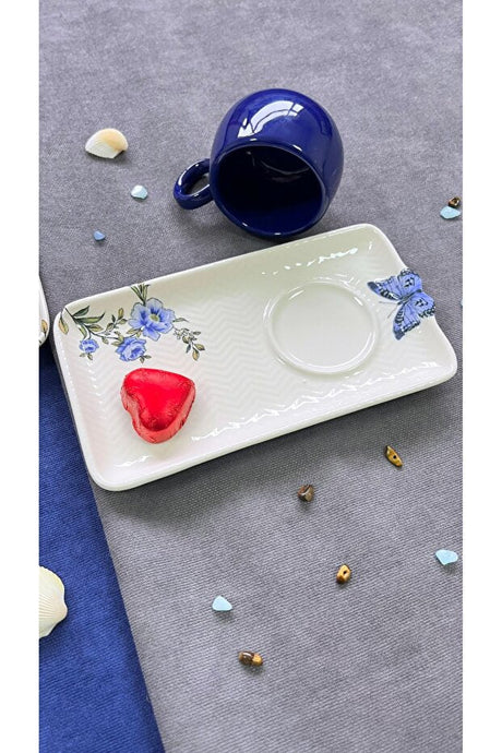 Erbaslar Love Collection Turkish Coffee Cup & Saucer Set - 12 - Piece - TryAladdin