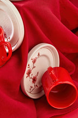 Erbaslar Premium Nora Lux Ceramic Turkish Coffee Cup Set - 12 - Piece Set - TryAladdin