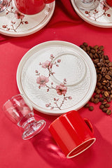 Erbaslar Professional Nora Lux Ceramic Turkish Coffee Set - 18 Piece - TryAladdin