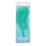 Ergonomic Rainbow Metallic Detangling Hair Brush - TryAladdin