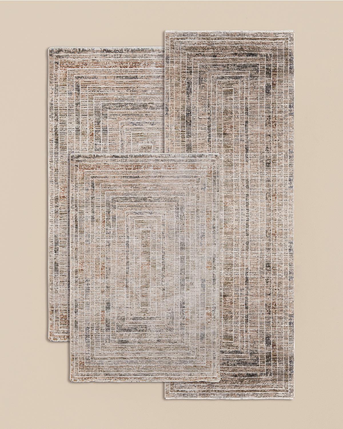 Premium Beige Esther Area Rug 80x150cm Wholesale Home Decor