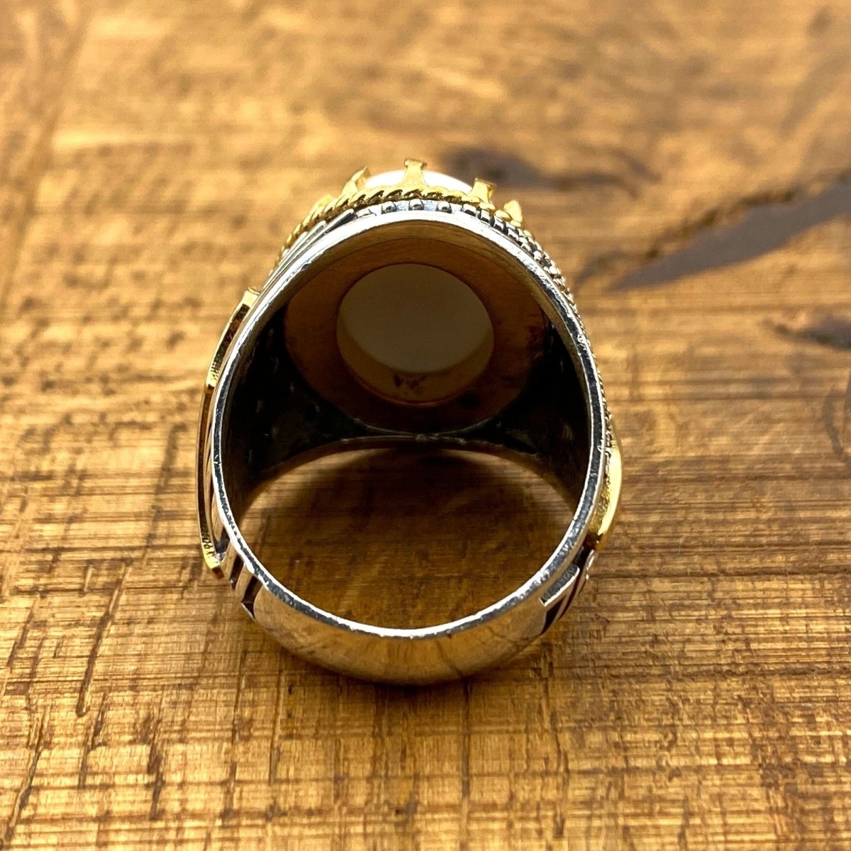 Evil Eye Silver Men’s Ring