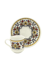 Evimia Professional Topkapi Porcelain Turkish Coffee Set - 6 Person - TryAladdin