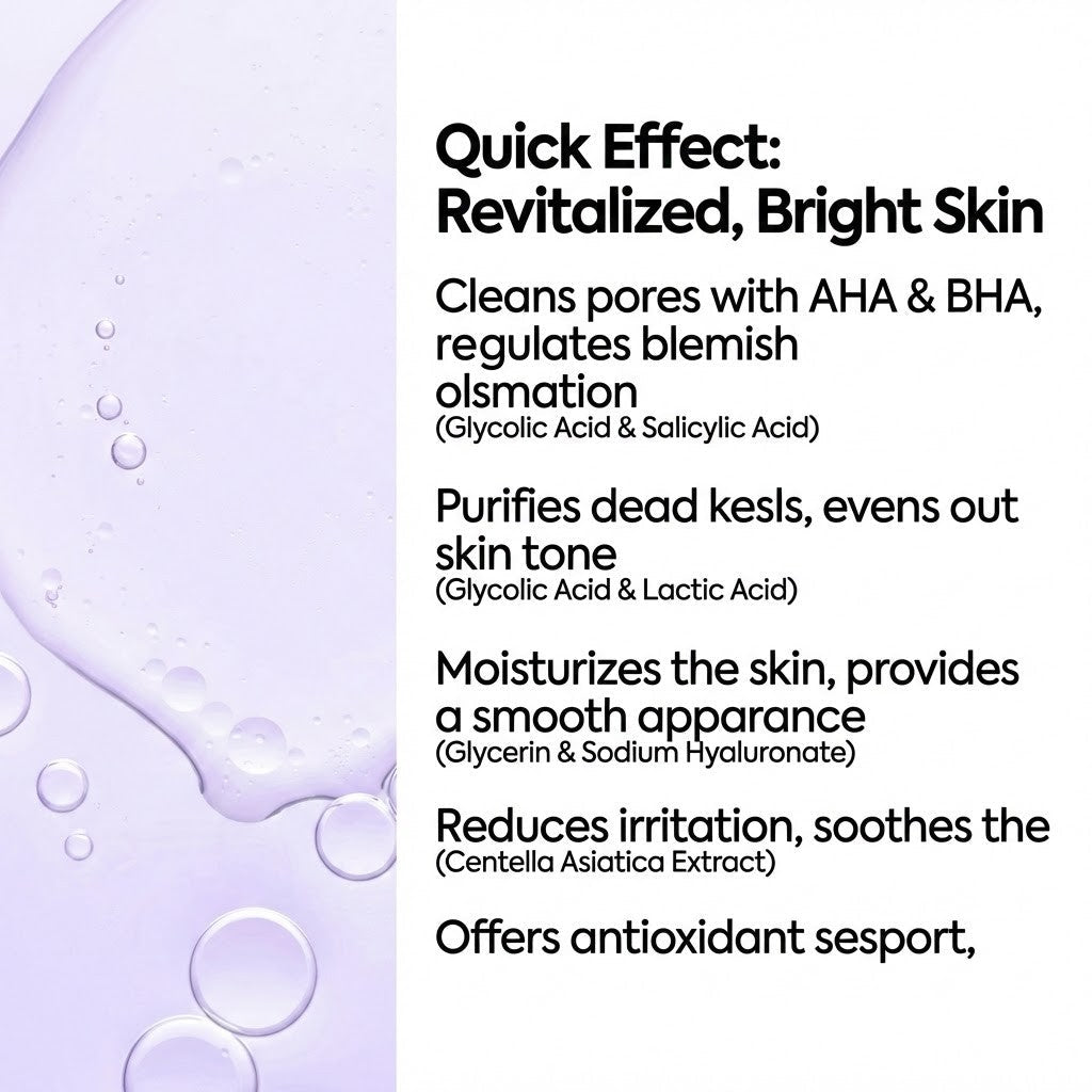 Exfoliating AHA BHA Serum - Dead Cell Removal & Smooth Skin 50ml - TryAladdin