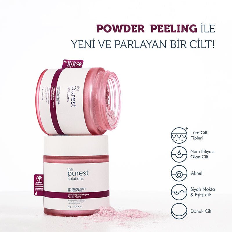 Exfoliating Fruit Enzyme Powder Peel - Gentle Facial Cleanser Refill 55g - TryAladdin