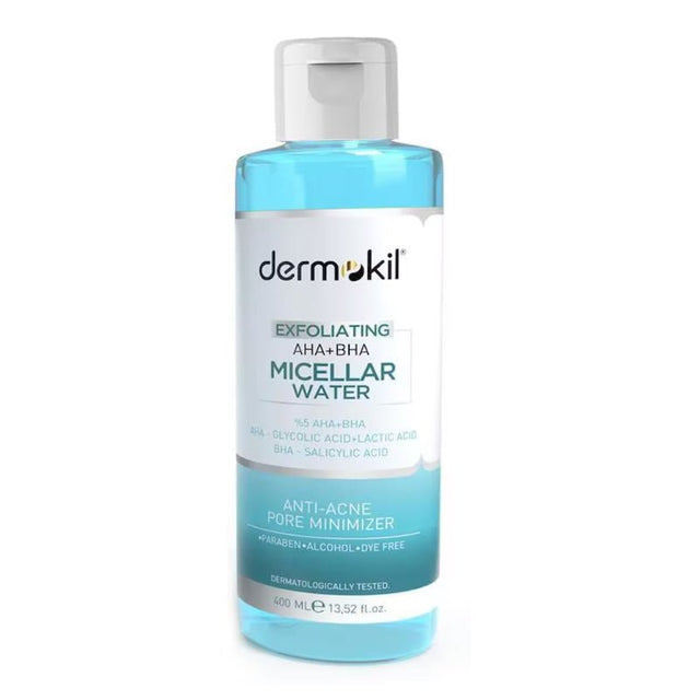 Exfoliating Micellar Cleansing Water - AHA+BHA Niacinamide, Pore Refining - TryAladdin