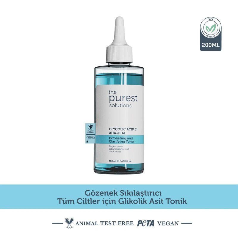 Exfoliating Pore - Minimizing Toner with Glycolic & Salicylic Acid - TryAladdin