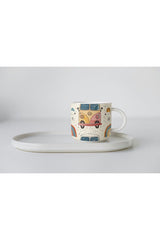 Eybaski Tasarim Premium Collectible White Porcelain Beetle Print Mug - TryAladdin