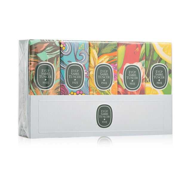 Eyup Sabri Tuncer Premium Mini Cologne Set - Tobacco, Ocean, Amber, Bodrum Mandarin, Cesme Lemon - 5 x 16ml (80ml Total) - TryAladdin