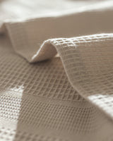 100% Cotton Twin Pique Blanket - Soft & Breathable Lightweight Bedspread
