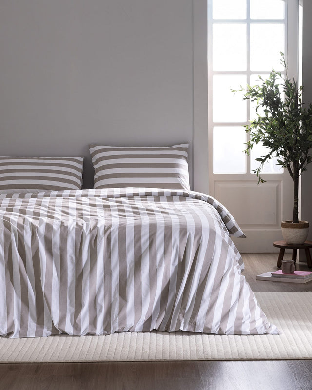 Avignon Printed Double Size Duvet Cover Set - 100% Cotton Ranforce