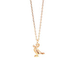 Elegant 925 Sterling Silver Sparrow Bird Necklace