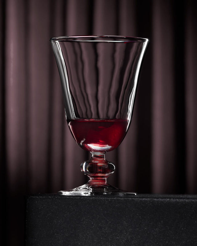 Valerio Red Wine Glass Set - 4 Piece Stemware for Elegant Dining