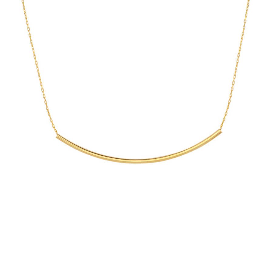 Professional Sterling Silver Tube Necklace
