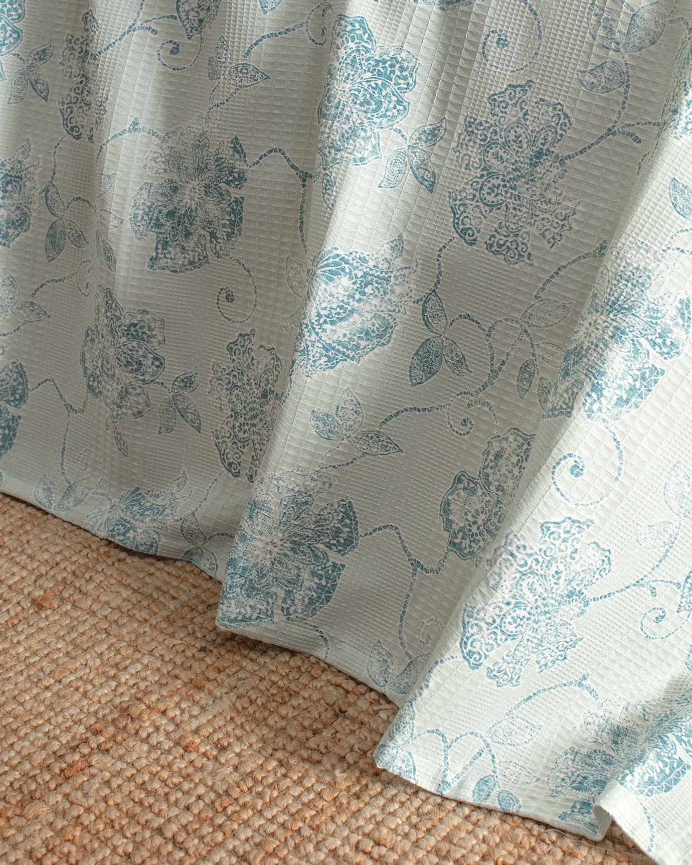 Cotton-Lyocell Blend Double Pique Set - Modern Ecocell Print