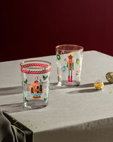 Clear Glass 4-Piece Beverage Set - Luminous Everyday Elegance