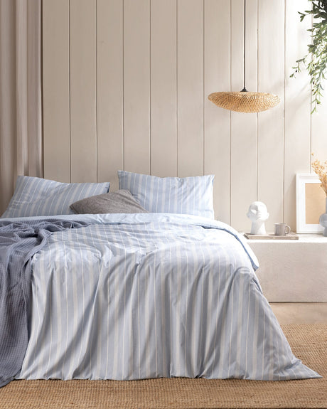 Amelia Double Cotton Dobby Weave Duvet Cover Bedding Set