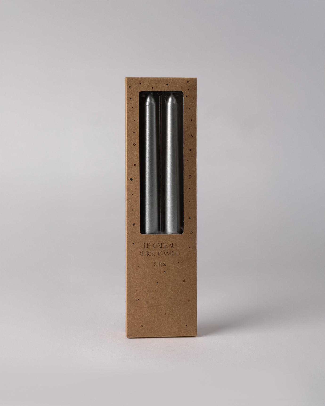 Polished Silver Candlestick - Elegant Repertoire Collection