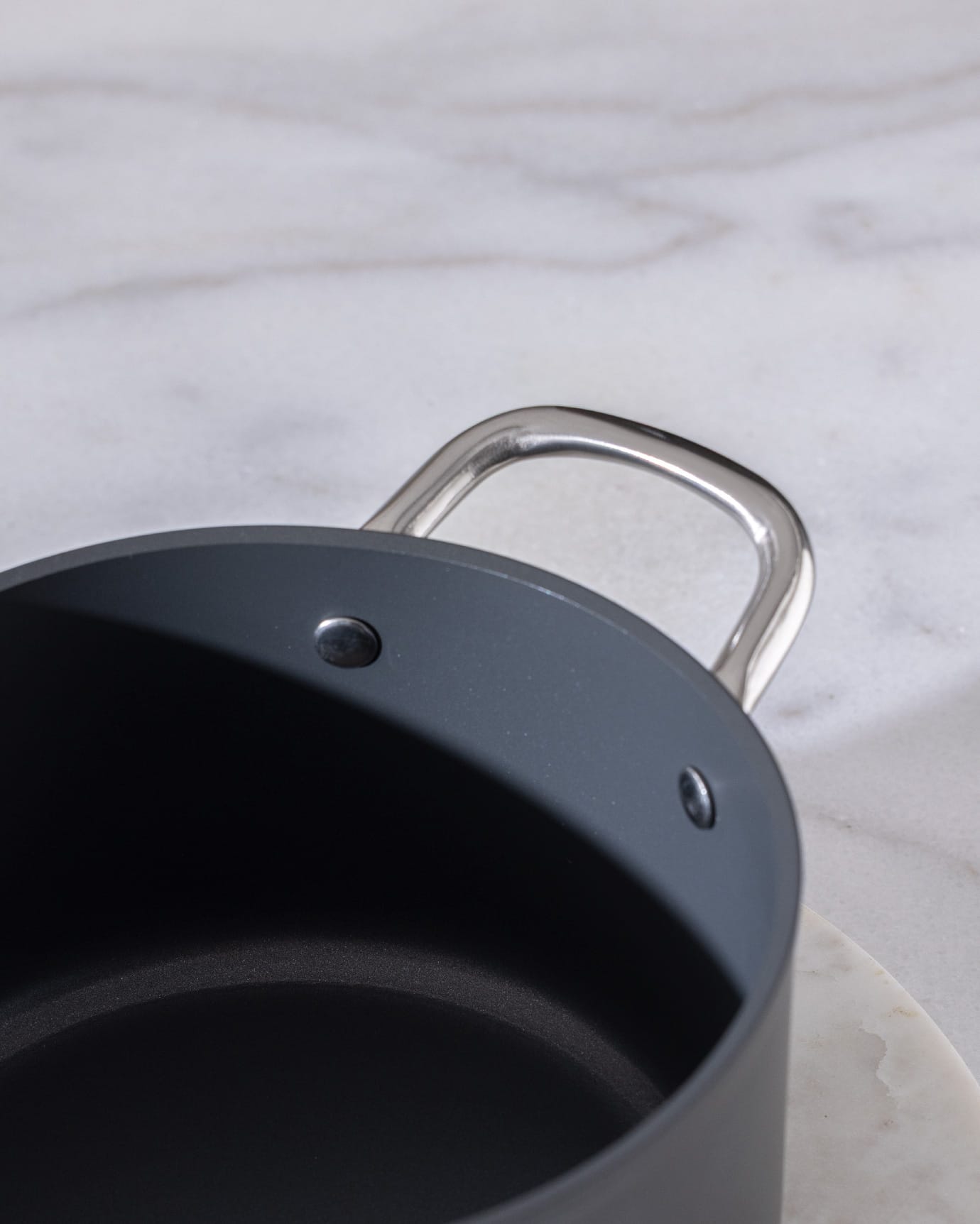 18cm Titanium Nonstick Deep Cooking Pot - Anthracite