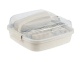 Plastic Picnic Set - Durable & Modern Outdoor Dining Essentials