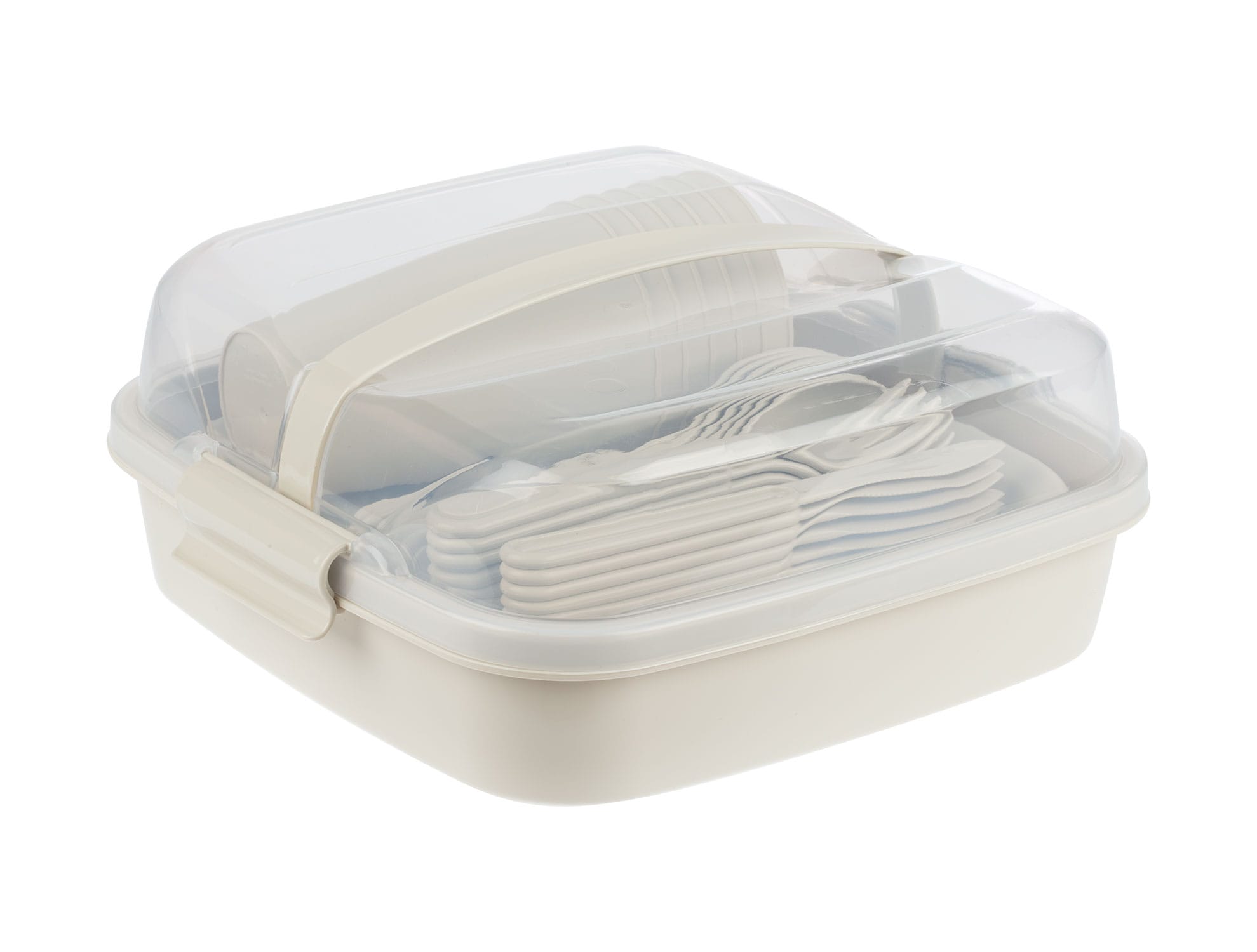 Plastic Picnic Set - Durable & Modern Outdoor Dining Essentials