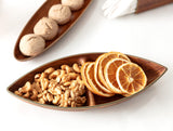 Plastic Two-Compartment Serving Bowl - Antibacterial & Modern