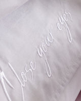 100% Cotton Pillowcase Set - 2 Pack - Grey and White