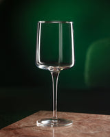Glass 4-Piece Wine Glass Set - Elegant Musette Design