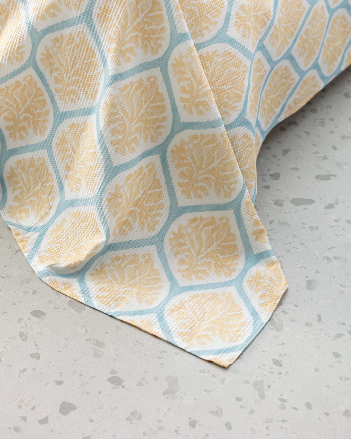 King Size Printed Pique Bedding Set