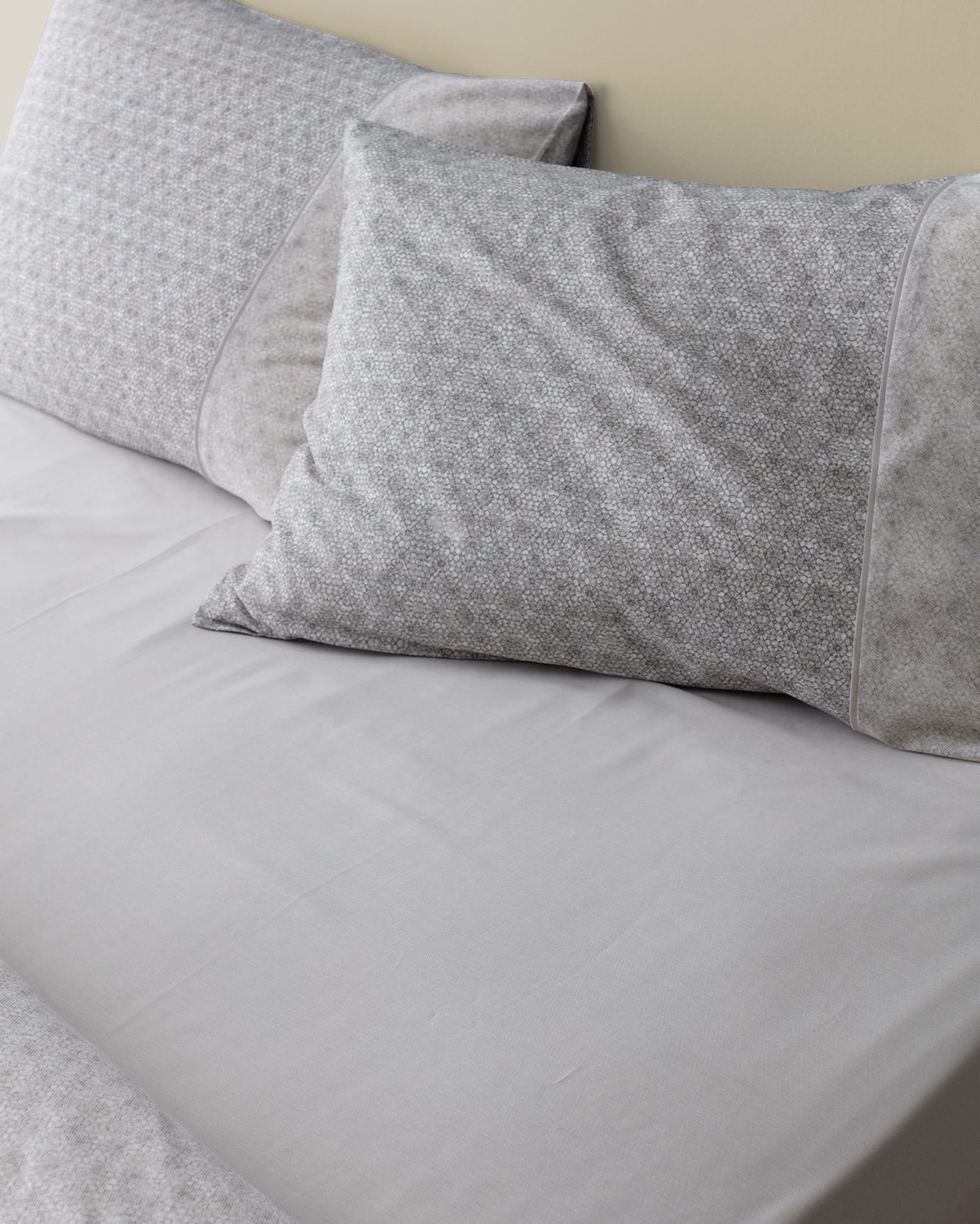 Ensemble de housse de couette King Size 100 % coton - Tissage crêpe doux
