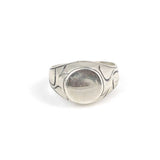 Sleek 925 Sterling Silver Plain Men's Ring