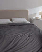 King Size 100% Ranforce Cotton Solid Duvet Cover