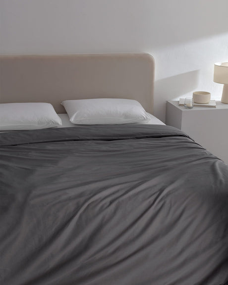 King Size 100% Ranforce Cotton Solid Duvet Cover
