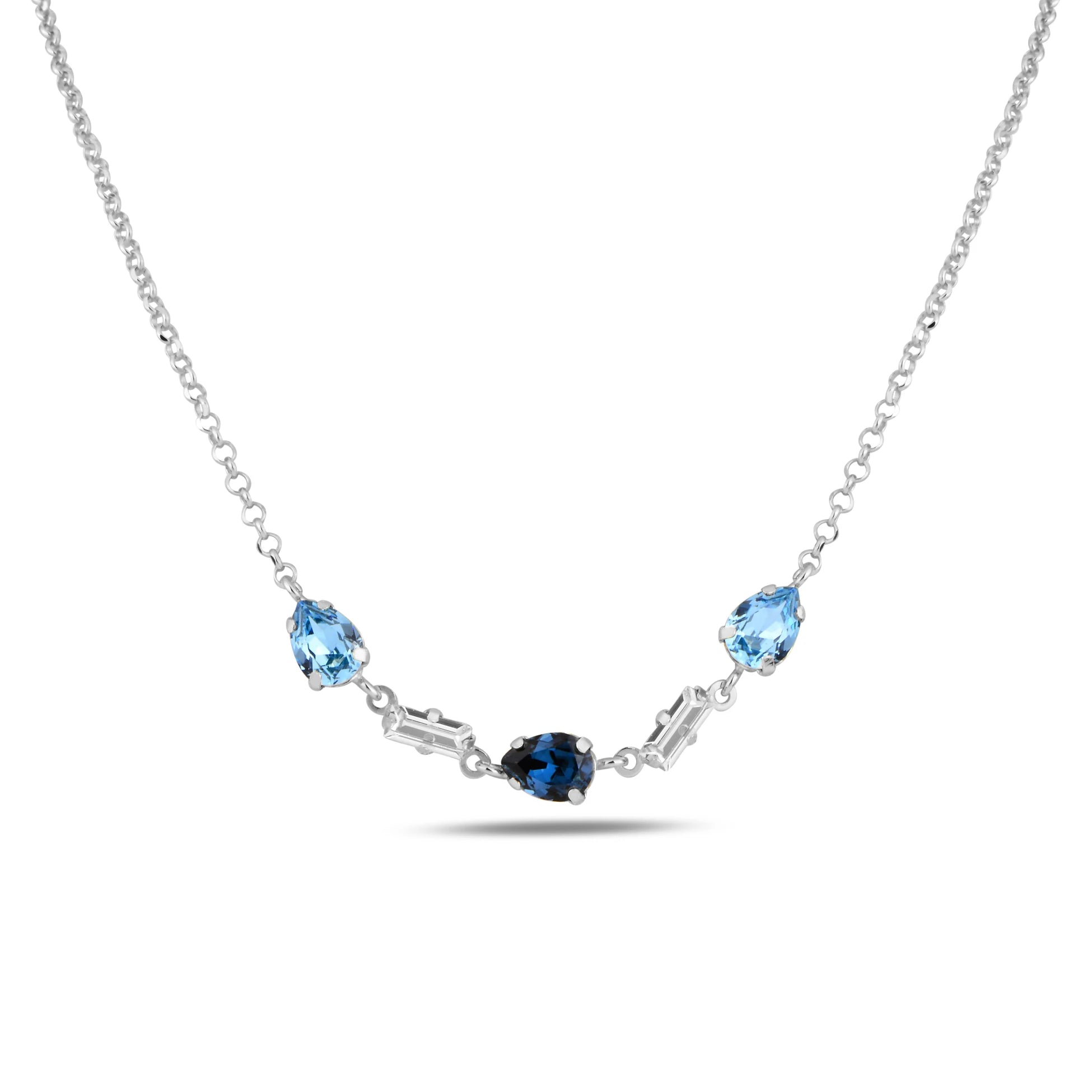 Sterling Silver Aura Pendant Necklace - Ethereal Radiance