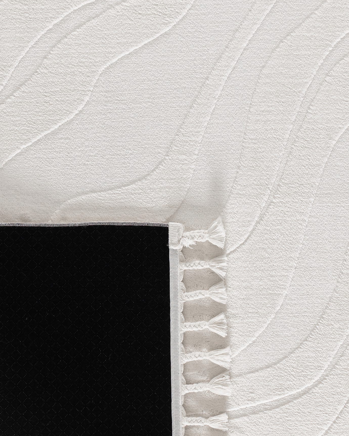 Pluie Embossed Textured Area Rug