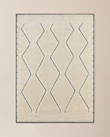 Avril Cream Area Rug for Living Room & Bedroom