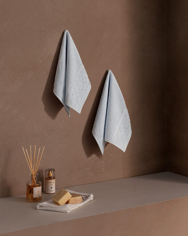 Cotton 2-Piece Hand Towel Set - Soft & Absorbent Tilda Design