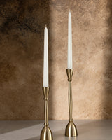 Elegant 25cm Ecru Taper Candle - Decorative Home Accent