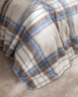 Luxurious Polyester Sherpa Blanket - Reversible Dual-Tone Comfort