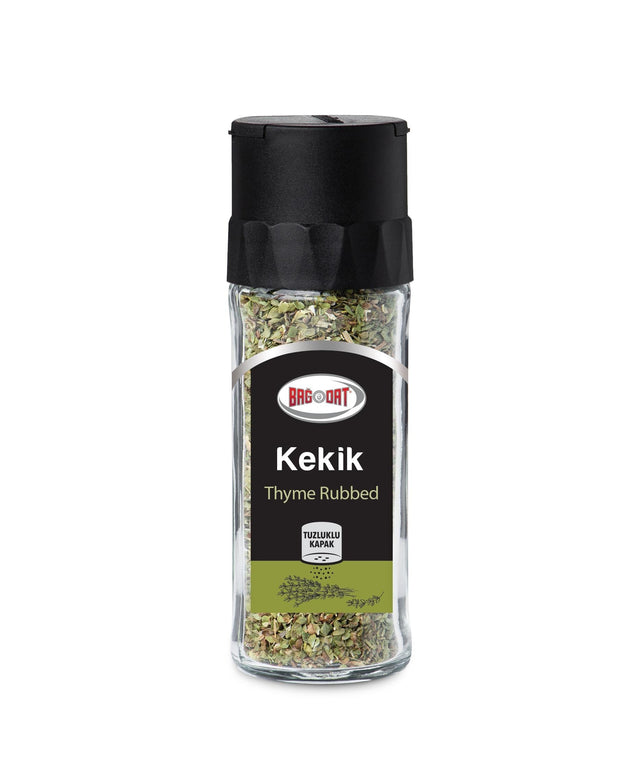 Professional Ground Thyme Spice Glass Shaker