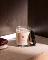 Black Scented Glass Jar Candle - 190g Aromatic Home Fragrance