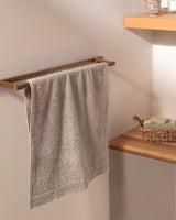 Angelique Dark Beige Face Towel - Soft & Absorbent Cotton