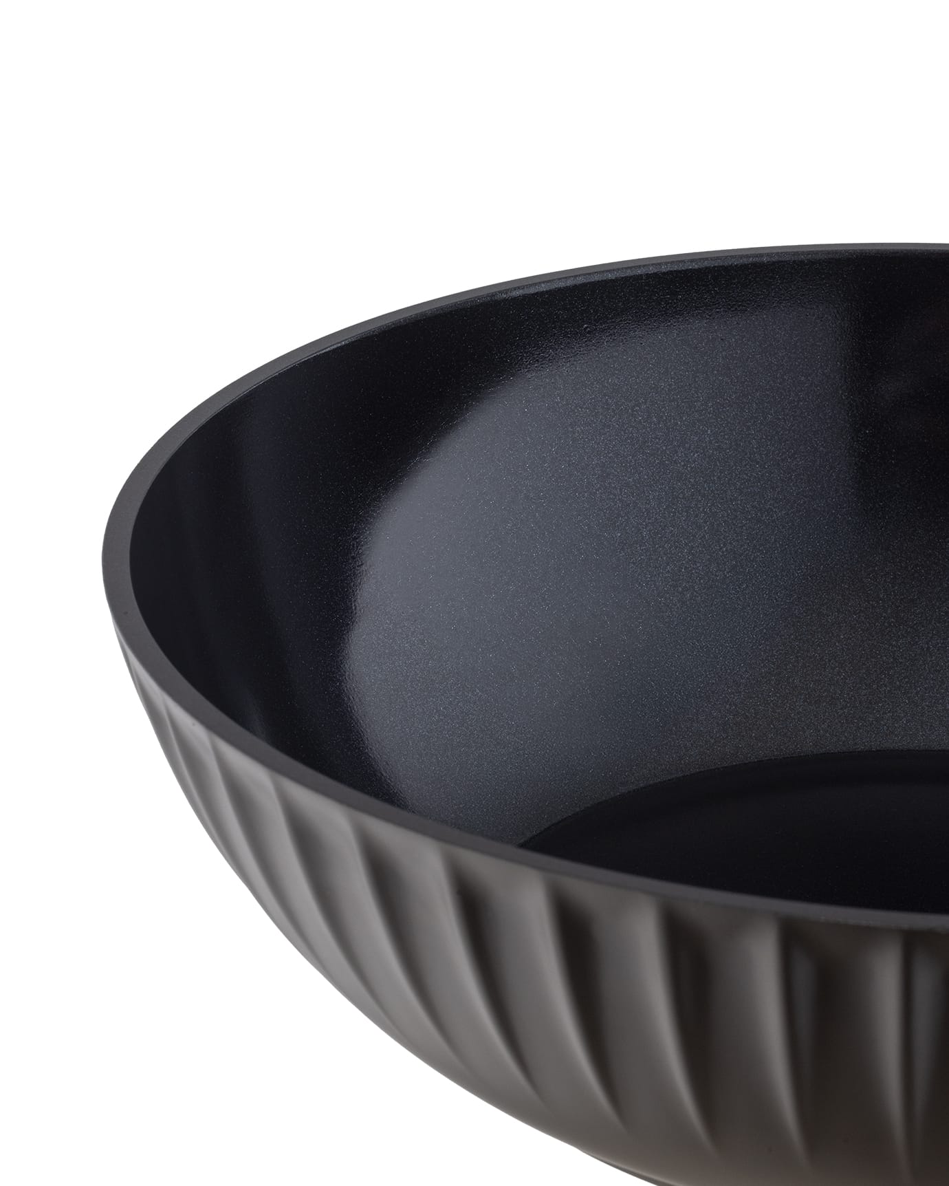 Non-Stick Brown 30 cm Wok Pan for Stir-Fry Cooking