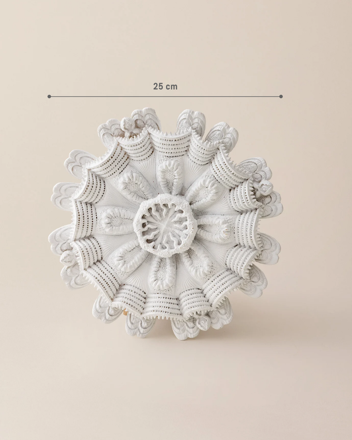Resin Wall Decor - Elegant Sculptural Accent