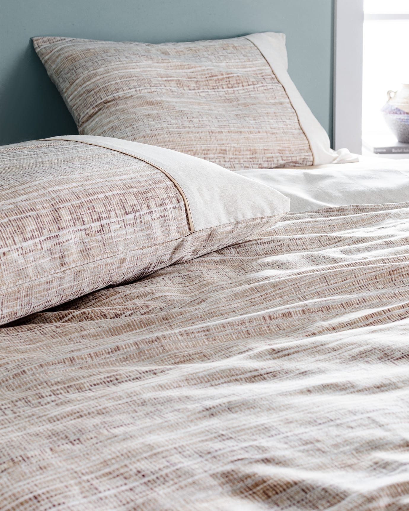 Burnel Crepe Printed 100% Cotton Double Duvet Cover Set
