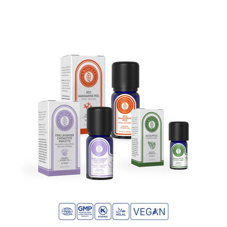 Children's Gentle Aromatic Essential Oil Set - Eucalyptus, Mandarin & Lavender